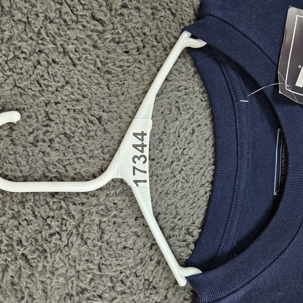 Worth TShirt Mens XL Blue Graphic Logo Crewneck Athletic‎ - Picture 8 of 8